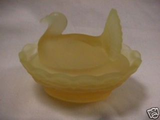 BOYD GLASS TURKEY SALT #72 AUTUMN GLOW SATIN