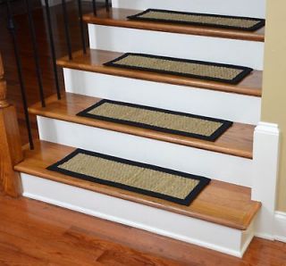 Premium Carpet Stair Treads   Brown Scrollwork (13) Plus a Matching 5