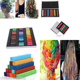 Colors Non toxic Temporary DIY Hair Color Chalk Dye Pastels Salon Kit