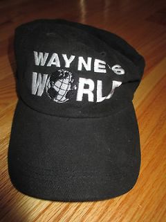 WAYNES WORLD Wayne MIKE MYERS and Garth DANA CARVEY (ADJ Velcro) Cap