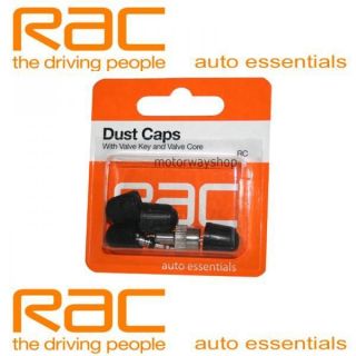 Car Plastic Tyre Dust Caps 1 x Valve Core & 1 x Valve Removal Tool By
