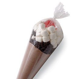 CONE CELLO BAGS 6X12 ( Christmas Hot Cocoa, Candies, brownie mix etc