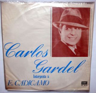 CARLOS GARDEL Interpreta a E. CADICAMO Sealed LP EMI Uruguay