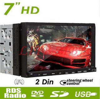 Din 7Touch Screen Car Stereo CD DVD Player Radio Hitachi CD Head