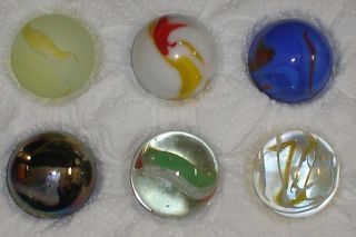 PEEWEE CATS EYE 11mm GLASS MARBLES. GAME or COLLECTORS. HOM
