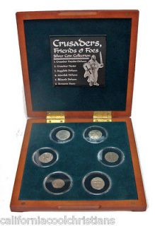 Crusader,Frien ds&Foes 6 Medieval Silver coins battle to restore