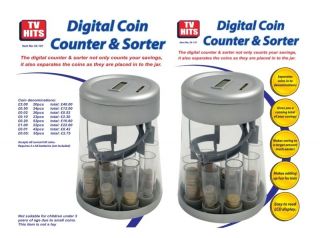 Automatic Sort Coin Sorter Counting MoneyChange Counter Machine BNIB