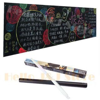 45×200cm Blackboard Removable Vinyl Wall Paper Sticker DIY Chalkboard