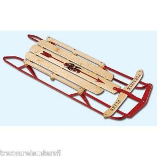 42 Steel Runner Snow Ice Sled Hill Mountain Ride Play Kids Adult