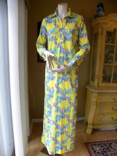 THE LILLY LILLY PULITZER BUTTERFLIES LONG HOSTESS GOWN