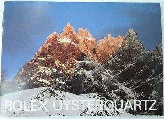 GENUINE ROLEX 1989 OYSTER QUARTZ BOOKLET. 190199, 190188, 170000