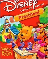 Disneys Winnie The Pooh Preschool PC MAC CD learn 2 count phonics