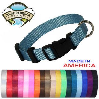 Deluxe Nylon Dog Collars (Various colors & sizes available)
