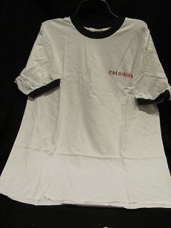 Chanel  Precision Promotional Short Sleeve White T Shirt with Black