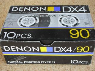 Denon DX4 90 Cassette Tapes For the best cassette decks