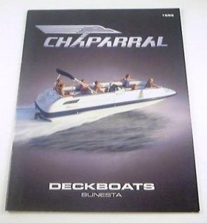 1996 96 Chaparral DECKBOAT SUNESTA Boat BROCHURE