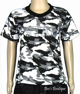 shirts Camouflage Military Combat Tops Childrens Clothing 2 10years