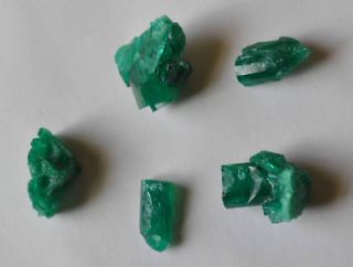 Beautiful Lab Grown (Chatham) Emerald Rough 50+ carats