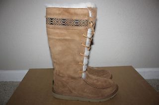 UGG Australia Womens Tularosa Boots NEW Size 8 Chestnut