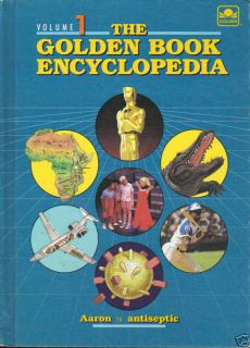 The Golden Book Encyclopedia Volume 1 HC 1988