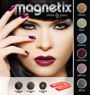 CHINA GLAZE MAGNETIX HOT 6 NEW 2012 COLORS BUY UP TO 6 COLORS OR