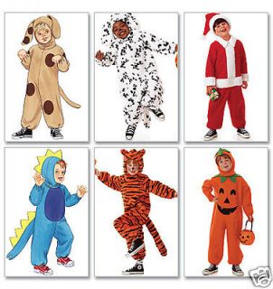 Childrens Costumes Butterick Sewing Pattern 6695 Sizes S,M,L Dog Cat