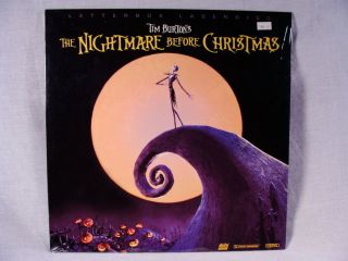 FACTORY SEALED Tim Burtons THE NIGHTMARE BEFORE CHRISTMAS Laserdisc
