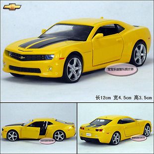 36 Chevrolet Camaro Bumblebee Diecast Car Model toy Sound&Light