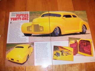 Original 1941 chevy Coupe Custom article