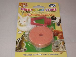 MINERAL SALT LICK CHEW TOYS FOR RABBITS, GUINEA PIGS, RATS AND MICE