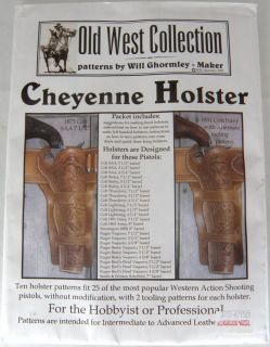Cheyenne Holster Patterns   Old West Collection Patterns by Will