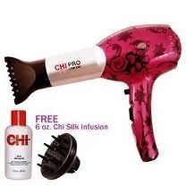 New CHI PRO Pink Lace Ceramic Professional Hair Dryer Low EMF, Limited