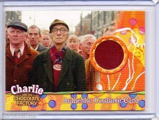 CHARLIE AND THE CHOCOLATE FACTORY WONKA FACTORY EMPLOYEES COSTUME CARD
