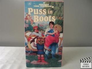 Puss in Boots VHS Childrens Video Playground; Arthur Rankin Jr, Jules