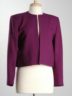 VTG Christian Dior Purple Minimalist Blazer Jacket Classic Fuchsia