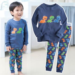 NWT Vaenait Baby Toddler Kid Boy In Door Sleepwear Pajama Set Dino