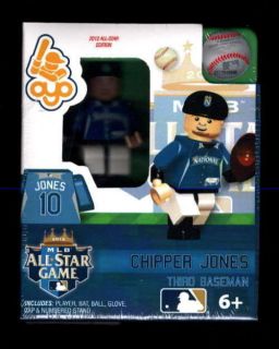 CHIPPER JONES 2012 OYO ALL STAR GAME LEGO MINIFIGURE LIMITED RETIRED