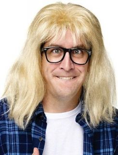 Saturday Night Live SNL Garth Men Costume Wig & Glasses Kit