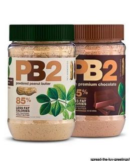 Pb2 Peanut Butter Powder for Weight Watchers 1 Regular 1 Chocolate