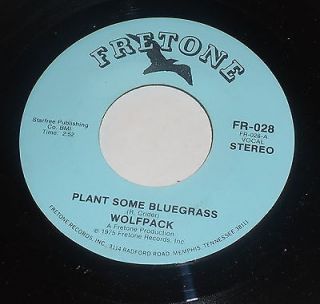 WOLFPACK PLANT SOME BLUEGRASS/GUT BUCKET BLUES SINGER 45 FRETONE ROCK