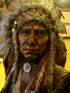Pardell Victorious Red Cloud lifelike bronze