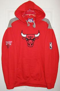 NBA Exclusive Collection Chicago Bulls Twill Felt Pullover Hoodie