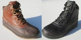 NAUTICA MENS DUCK BOOTS MH815H LACE UP ANKLE BOOTS BROWN or BLACK