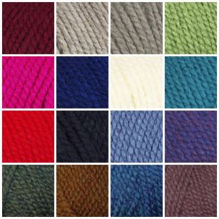 King Cole Big Value Chunky Knitting Yarn/Wool 100g Ball   CHOOSE FROM