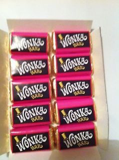 WILLY WONKA BARS MINI CHOCOLATE BIRTHDAY PARTY BAG FILLERS PARTY