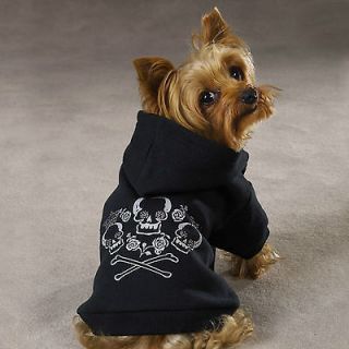bichon pug dachshund DOG HOODED SWEATSHIRT SWEATER clothes apparel