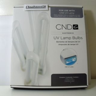 CND Shellac UV Lamp Bulbs 4 pack light Replacement NEW!