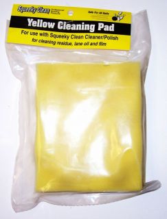 Squeeky Clean Yellow Bowling Ball Cleaning Pad 