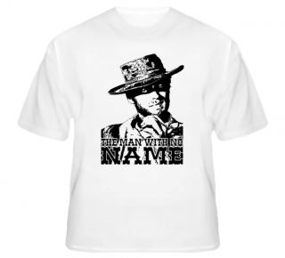 Man with no Name Clint Eastwood cowboy western movie T shirt