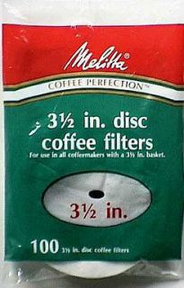 Disc Coffee Filters by Melitta 628354 100 count